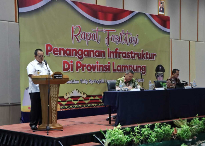 Gubernur Arinal Djunaidi Rakor Penanganan Jalan/Jembatan di Provinsi Lampung