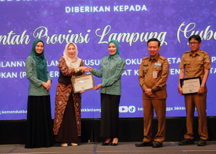 Lampung Borong Apresiasi BKKBN: PJPK Berkualitas hingga Program Ayah Teladan Diakui Nasional
