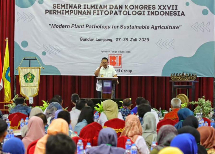 Gubernur Arinal Djunaidi Buka Seminar Ilmiah dan Kongres XXVII Perhimpunan Fitopatologi Indonesia
