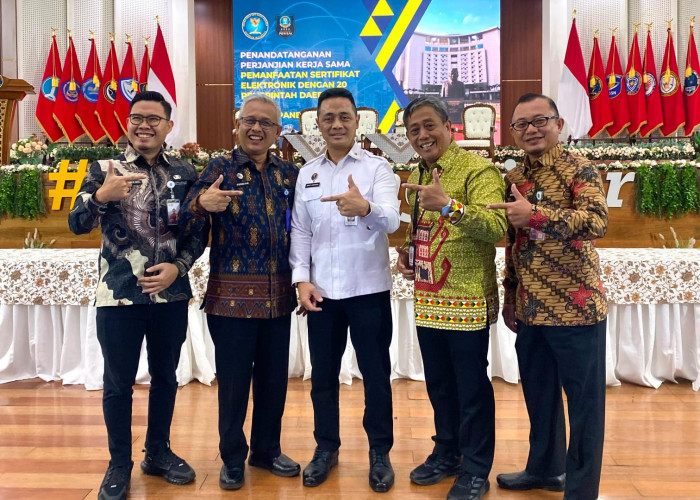 Perpanjang Kerja Sama dengan BSSN, Tanggamus Catat Pemanfaatan TTE Tertinggi