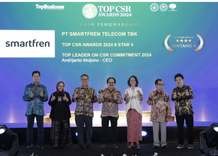 Smartfren Raih TOP CSR Awards 2024 Lewat Pemberdayaan Digital Berbasis Komunitas