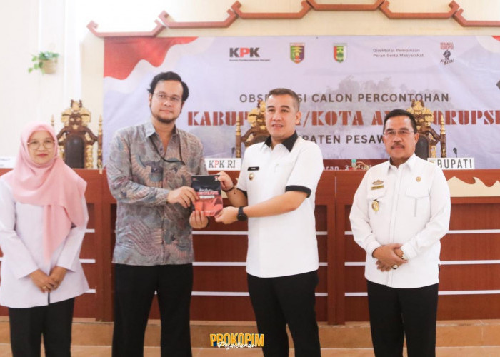 Pesawaran Didaulat Jadi Pilot Project Kabupaten Anti Korupsi