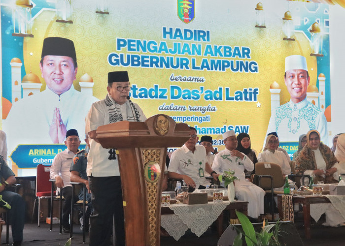 Pemprov Lampung Gelar Pengajian Akbar Peringati Maulid Nabi Muhammad SAW 1445H