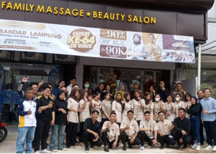 Grand Opening De Wave Family Massage & Beauty Salon Bandar Lampung, Cabang ke 64 diseluruh Indonesia
