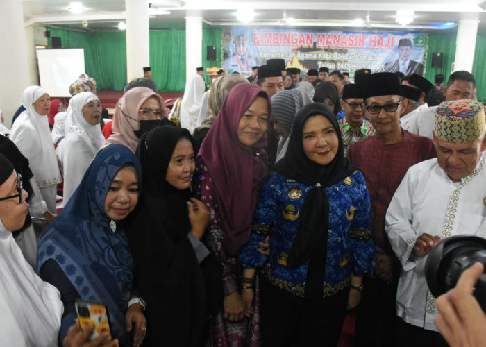 1.564 Jemaah Calon Haji Bandar Lampung Ikuti Manasik Haji