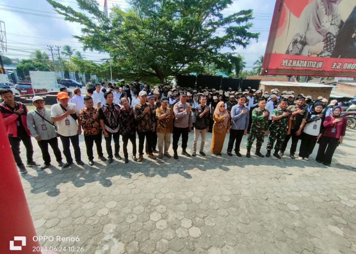 Apel Bersama, 531 Pantarlih di Natar Langsung Bertugas