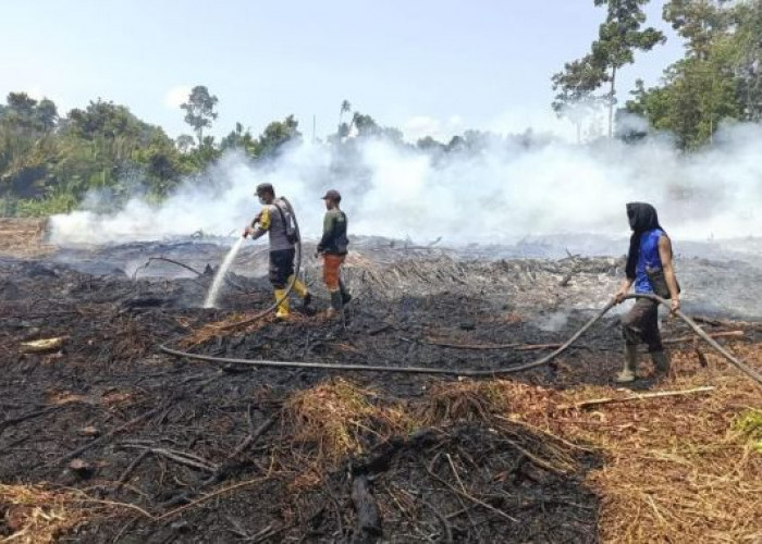 Cegah Karhutla, Polsek Bina Petani Palas