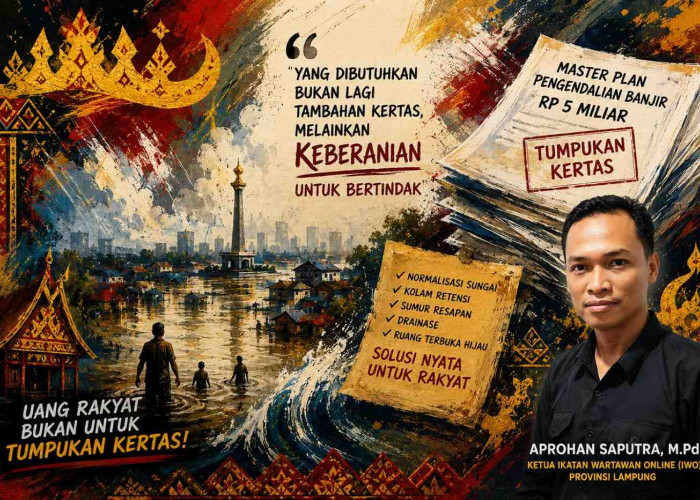 Master Plan Banjir Rp5 Miliar: Jangan Habiskan Uang Rakyat untuk Tumpukan Kertas