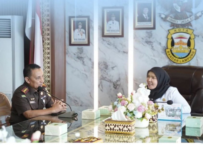 Walikota Eva Terima Kunjungan Jajaran Kejari Bandar Lampung 