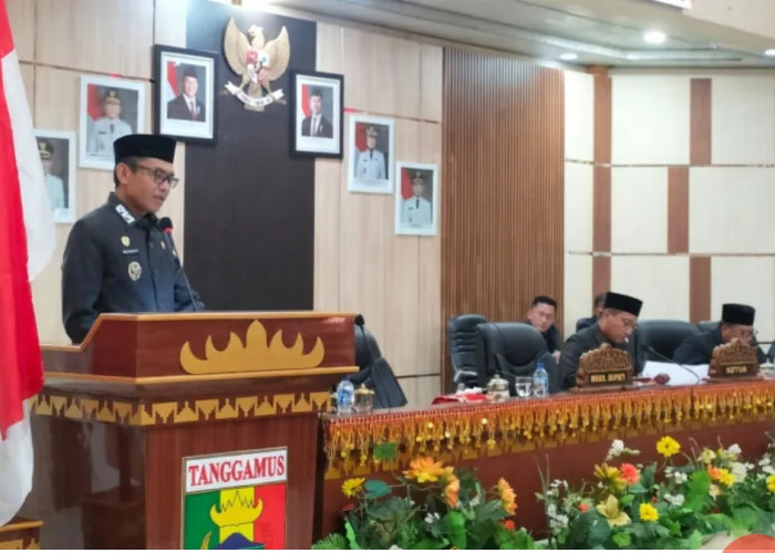 Pemkab Tanggamus Sampaikan LKj 2025,  Pendapatan Mencapai Rp1,63 Triliun