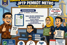 Pansel JPTP Kota Metro Umumkan Hasil Seleksi Administrasi, Berikut Nama-namanya