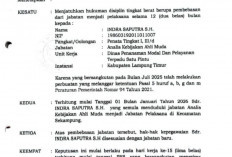 Kadis PMPTSP Lamtim Sebut Indra Saputra Bukan Lagi Pegawai, Dugaan Pungli Disebut Ulah Oknum