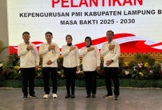 Ketua DPRD Lambar Jabat Ketua PMI Lampung Barat, Parosil Pelindung 