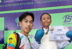 Aurelia Pelajae SMPN 22 Balam Raih Medali Emas di Ajang Krakatau National Karate Championship 2025