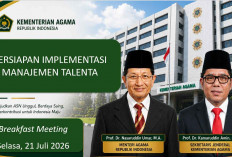 Ikuti Breakfast Meeting Kemenag RI, Rektor dan Pimpinan UIN RIL Implementasi Manajemen Talenta ASN