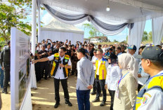 Kembali Kunjungi Lamtim, Wapres Gibran Tinjau Pembangunan Jembatan Way Bungur
