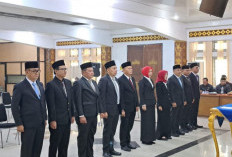 Lantik 10 Pejabat Eselon II, Hamartoni Pastikan Evaluasi Kinerja Setiap 6 Bulan