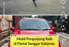 Mobil Brio Pengunjung Pantai Sanggar Kalianda Hilang Dicuri