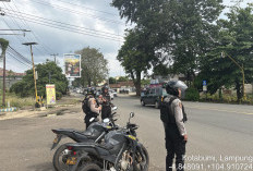 Jaga Kamtibmas Usai Lebaran, Polres Lampung Utara Tingkatkan Patroli KRYD