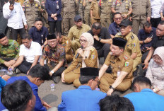 Temui Massa Aksi, Wagub Lampung Pastikan Aspirasi Diteruskan ke Pemerintah Pusat
