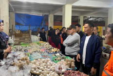 Wabup Tanggamus Tinjau Penertiban Pasar Gisting, Pedagang Mulai Pindah ke Dalam Pasar
