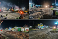 Bertahun-tahun Dibiarkan Rusak, Jalan Srigading Baru Diperbaiki Saat Wapres Mau Melintas