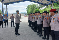 Simulasikan Penanganan Lonjakan Kendaraan Mudik di Bakauheni Oleh Petugas Kepolisian Lampung Selatan 