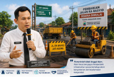 Pemkab Lamsel Pastikan Jalan RA Basyid Segera Diperbaiki