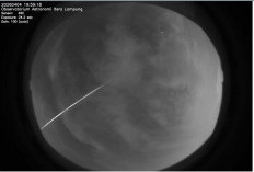 Observatorium Astronomi Itera Identifikasi Benda Jatuh Antariksa di Langit Lampung Badan Roket CZ-3B R/B