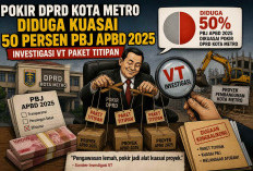 Gawat! Pokir DPRD Kota Metro Diduga Kuasai 50 Persen PBJ APBD 2025, Investigasi VT Paket Titipan