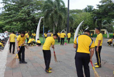 Dukung Gerakan Indonesia Asri, Kapolres Lampura Pimpin Kurve di Islamic Center Kotabumi
