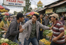 Leraikan Cekcok Parkir, Pedagang Pasar Pagi Kota Metro Dianiaya
