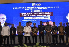 Diskusi Pajak Menekan Media Sulit Bertahan Yang Digelar PWI Lampung Hasilkan 4 Tuntutan