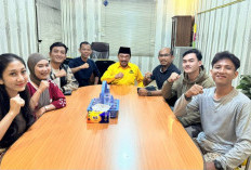 Ketua Harian DPD Partai Golkar Lampung Riza Mirhardi Lepas Keberangkatan Peserta Diklat PP AMPG