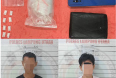 Polisi Tangkap Dua Pengedar Sabu di Sungkai Selatan