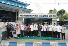 Rektor UIN RIL Resmikan Posko Masjid Ramah Pemudik di Masjid Raya Airan