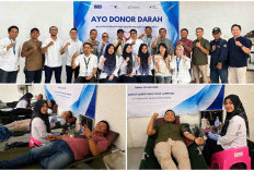 Forum CSR Lampung, PT Etos Indonusa, dan PMI Gelar Aksi Donor Darah Inklusif