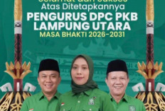 Fatikhatul Khoiriyah dan Agus Sulistio Dipercaya Pimpin DPC PKB Lampung Utara Periode 2026–2031