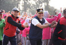 Wali Kota bersama Ratusan Lansia Kota Metro Semarakkan Gebyar Senam LLI, Tetap Aktif di Usia Senja