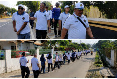 Lapas Metro Gelar Jalan Sehat, Perkuat Kebugaran dan Kekompakan Pegawai