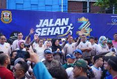 Puluhan Ribu Warga ikuti Lomba Jalan Sehat HUT ke-344 Bandar Lampung