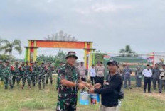 Kodim 0427 Waykanan Laksanakan Karya Bhakti di Kampung Serupa Indah