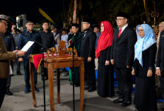 Beda! Pejabat Pratama Metro Dilantik di Alun-Alun Kota