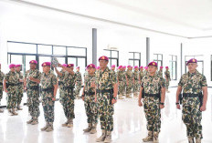 Danbrigif 4 Marinir/BS Pimpin Sertijab Empat Jabatan Strategis, Tekankan Regenerasi dan Profesionalisme