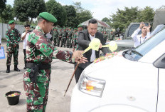 Kodim 0429/Lamtim Terima Ambulans CSR BRI, Dukung Layanan Kesehatan hingga Pelosok Desa