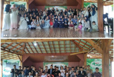 Manortor Meriahkan Halalbihalal Persatuan Batak Muslim Satataring Lampung