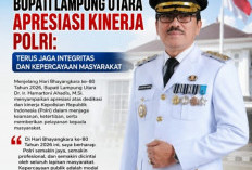 Bupati Lampura  Apresiasi Kinerja Polri: Terus Jaga Integritas dan Kepercayaan Masyarakat