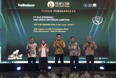 GM PLN UID Lampung Dianugerahi TOP Leader on CSR Commitment 2026