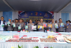 Operasi Antik Krakatau 2026, Polda Lampung Ungkap 379 Kasus dan Sita 85,9 Kg Sabu
