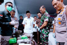 Gubernur Lampung Tegaskan Dukungan Penuh Berantas Narkoba, 119 Kg Sabu Dimusnahkan Polda